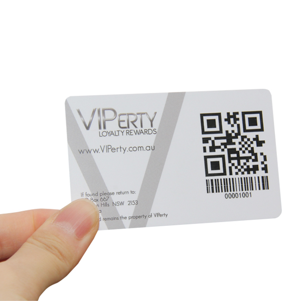 Printed PVC QR Code Card