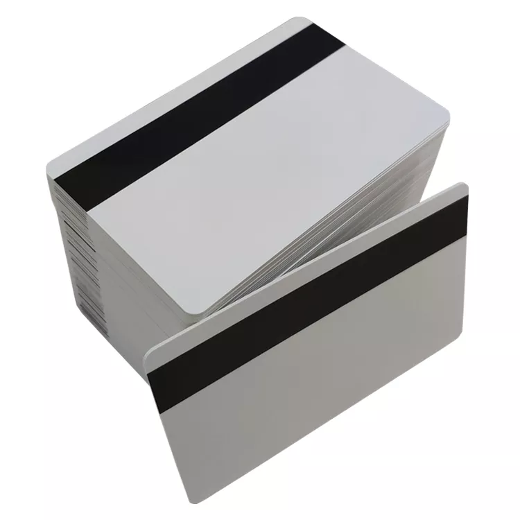 tarjetas con banda magnética en blanco