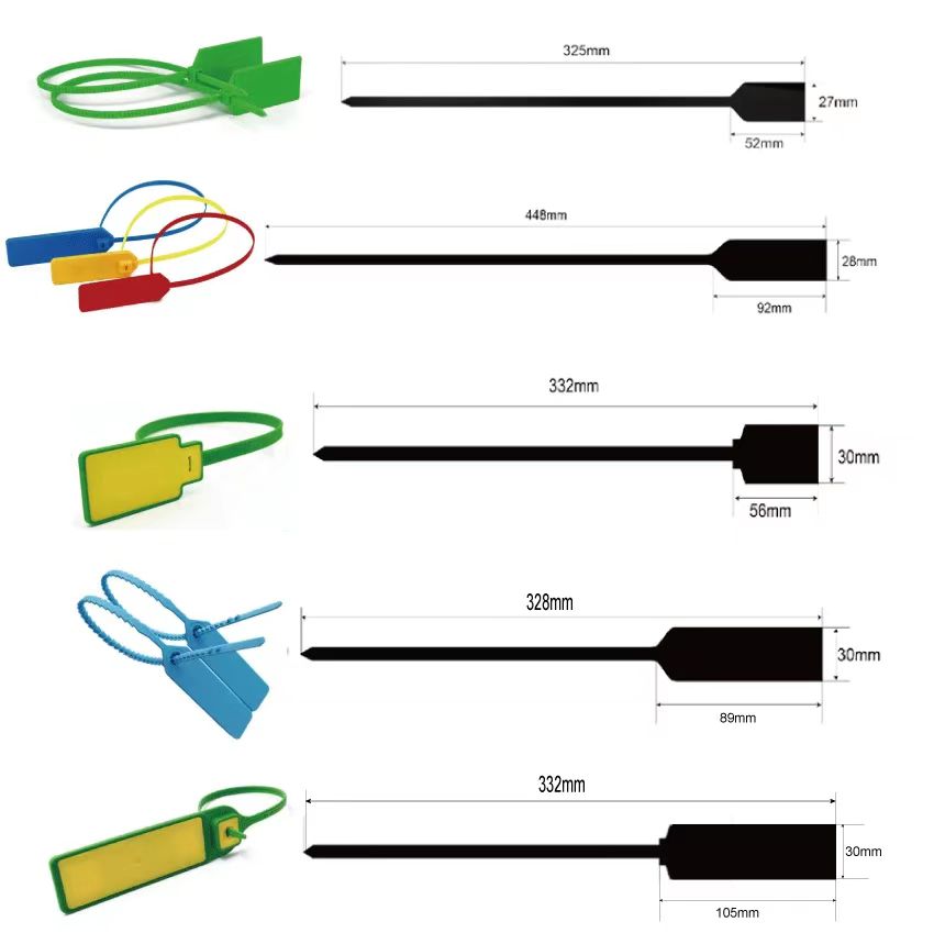 Etiqueta marcadora de bridas de nailon RFID