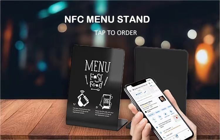 Soporte de menú NFC