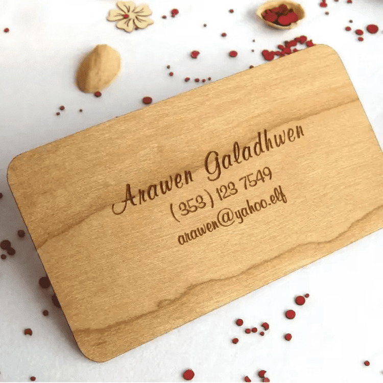 Customizable RFID Wooden Hotel Key Card