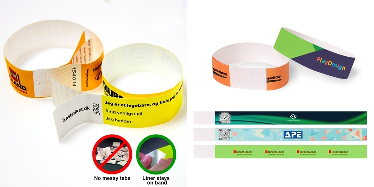 Disposable RFID Paper Wristbands 