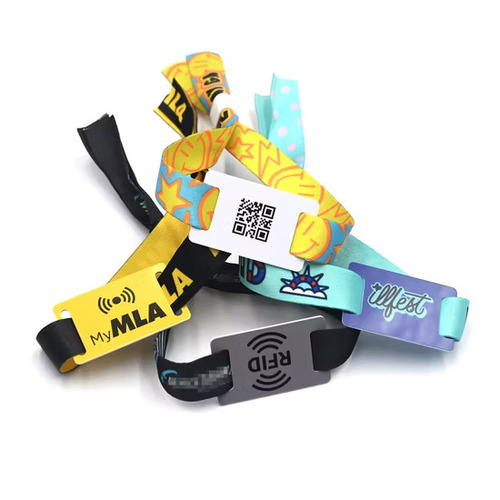 RFID Fabric Wristband for musical festival