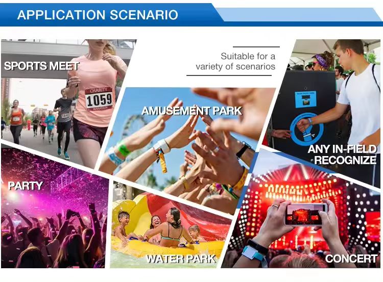 RFID Woven Wristband for Cashless Payment
