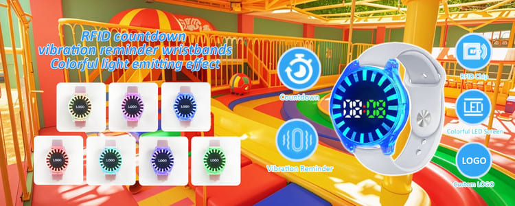 RFID Countdown Bracelets For Children's Playground