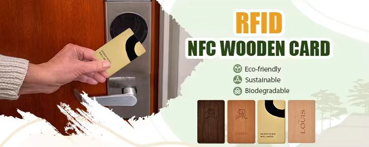 Wooden Key Cards Hotel