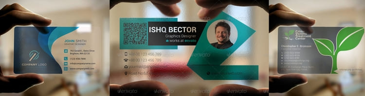 Transparent Business Cards
