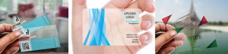 Transparent Visiting Card