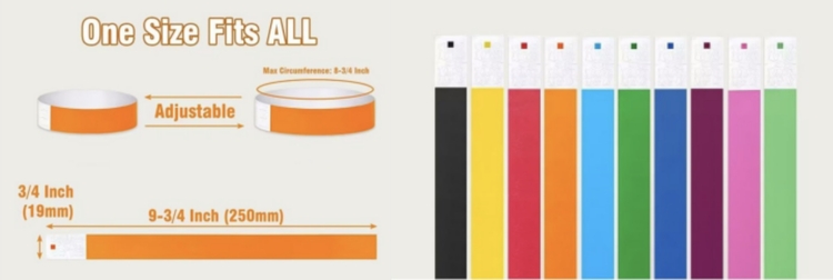 Disposable RFID Wristbands Manufacturer 