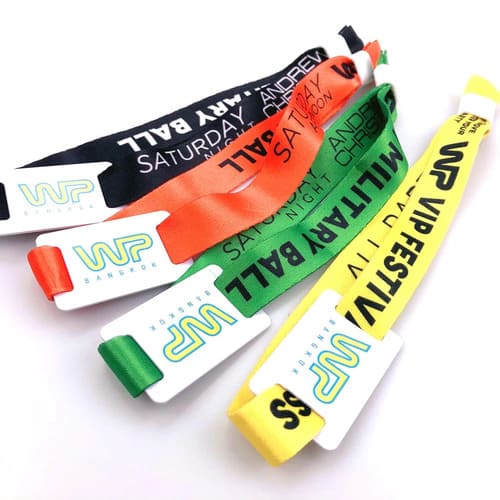 RFID Polyester Wristband For Events