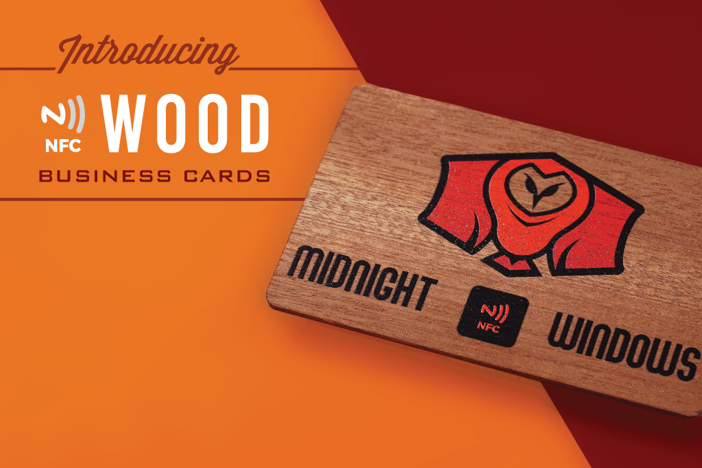 NFC wood business card 