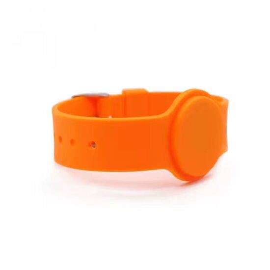 Pulsera de silicona RFID NFC de 13,56 MHz resistente al agua para parque acuático