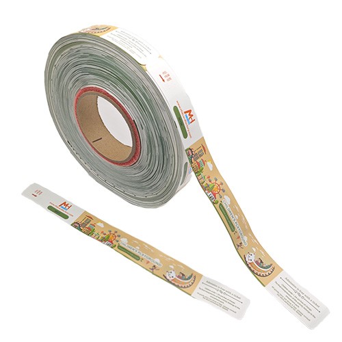 Pulseras de papel PP promocionales con logotipo personalizado, impermeables, para actividades al aire libre.