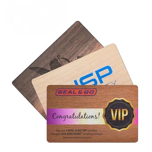Tarjeta de llave RFID de madera ecológica de 13,56 MHz, MIFARE Classic 1K, para hotel