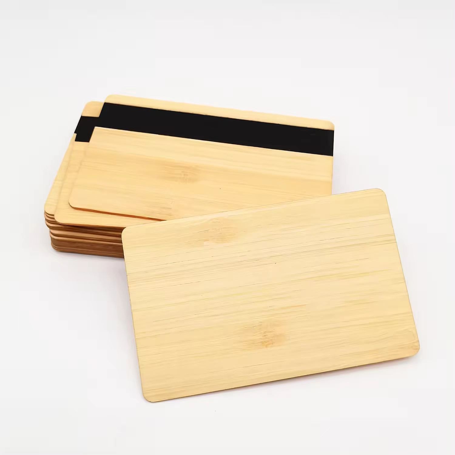 Tarjeta de banda magnética de madera personalizada para la tarjeta llave de la habitación del hotel