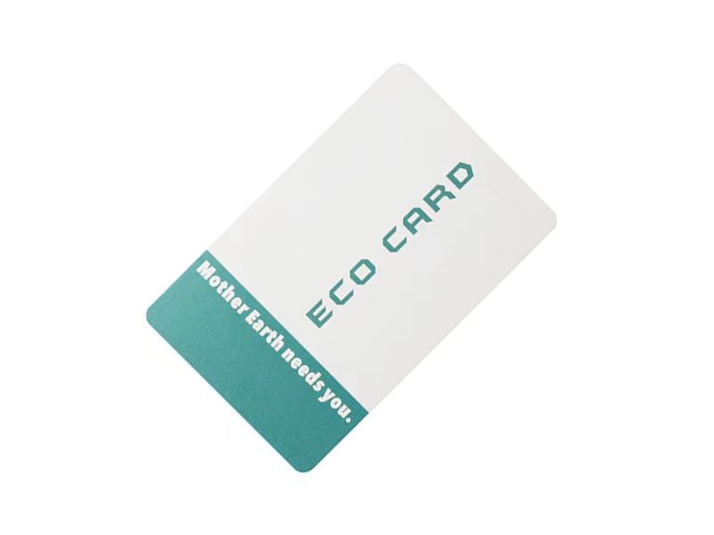 Tarjeta de papel biológico ecológica con chip RFID