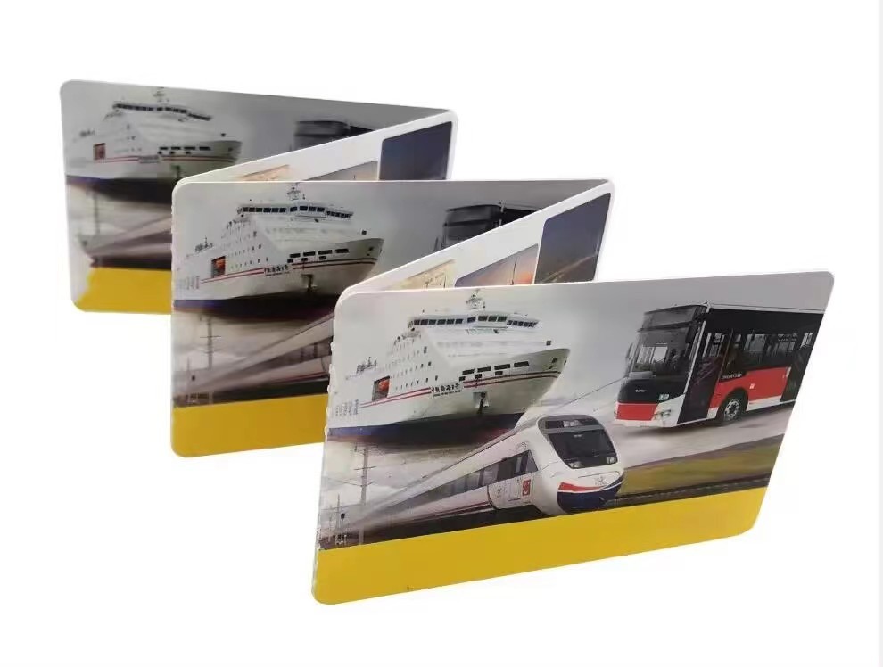 Billete de papel RFID personalizado para autobús, tren y zoológico. Tarjeta de transporte NFC.