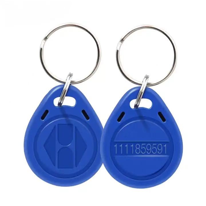 Tarjeta de acceso ABS con llaveros RFID regrabables