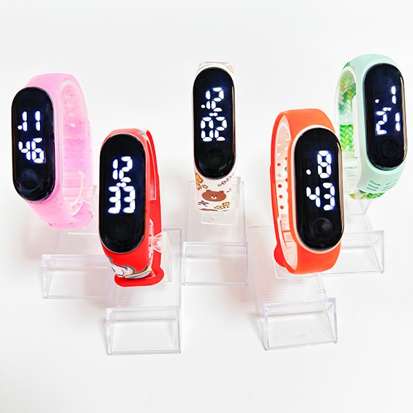 Pulseras de silicona RFID personalizadas con pantalla de tiempo para control de acceso y pagos sin efectivo