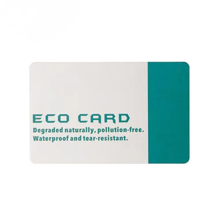 Materiales ecológicos, chip RFID, llave de hotel de papel biológico ecológico