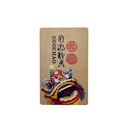 Tarjeta NFC de madera con logotipo personalizado y grabado RFID. Tarjeta de presentación de madera de bambú.