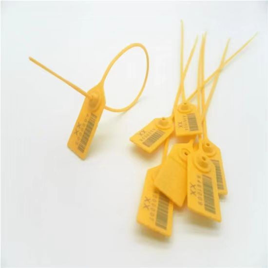 Cable RFID UHF de nailon autoblocante de alta resistencia con etiqueta de cierre de cremallera