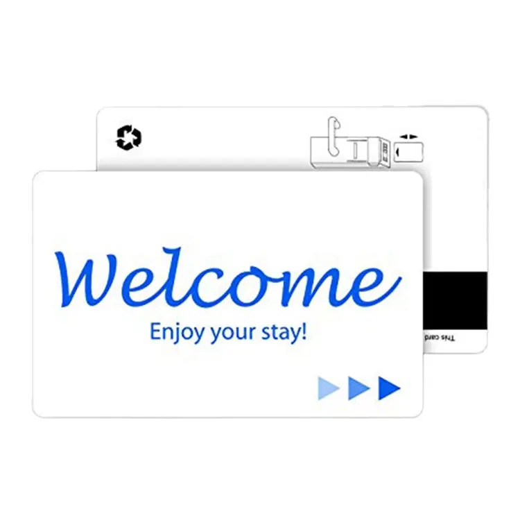 Tarjeta RFID MF EV2 1k 4K con chip para hotel, tarjeta de control de acceso con llave RFID, tarjeta PVC