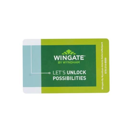 Nuevo material: tarjeta de plástico PVC biodegradable 100 % degradable, tarjetas ecológicas.