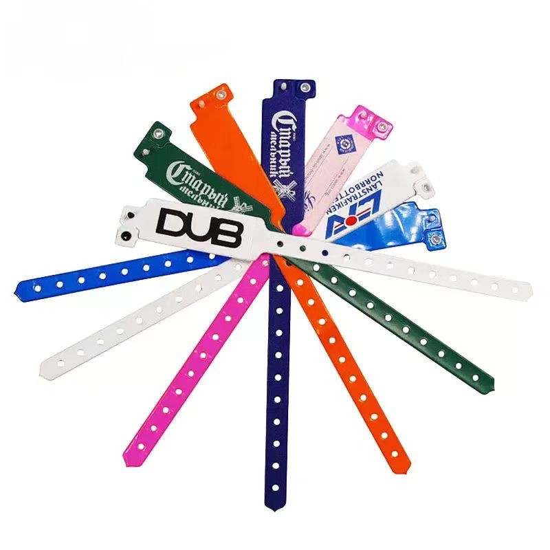 Pulsera de identificación desechable de PVC UHF RFID para bebés impresa en el hospital