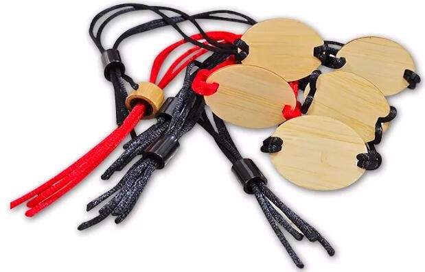 Pulsera de madera RFID con correa para entradas de eventos con impresión personalizada, la más vendida