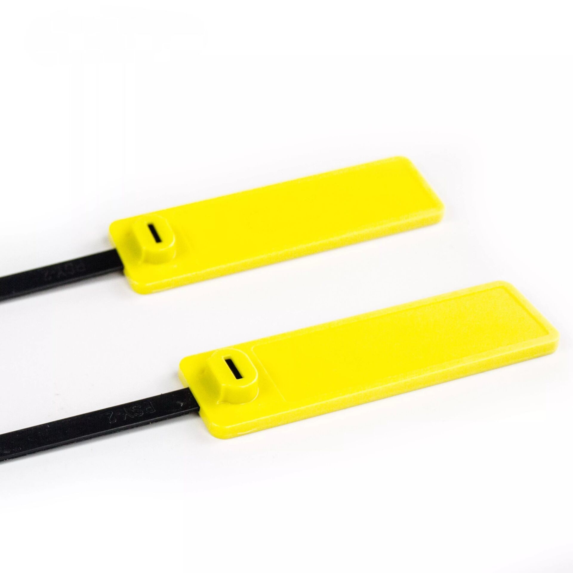 Etiqueta de nailon para bridas de plástico con cierre RFID, impresa a medida y con etiqueta