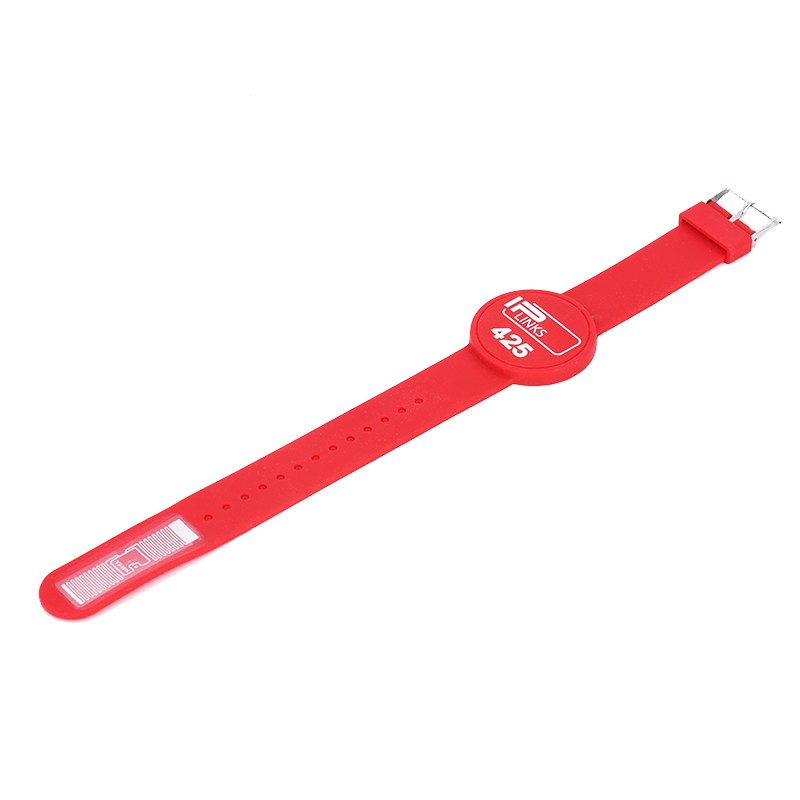 Pulsera pasiva NFC ajustable de silicona RFID a precio de fábrica