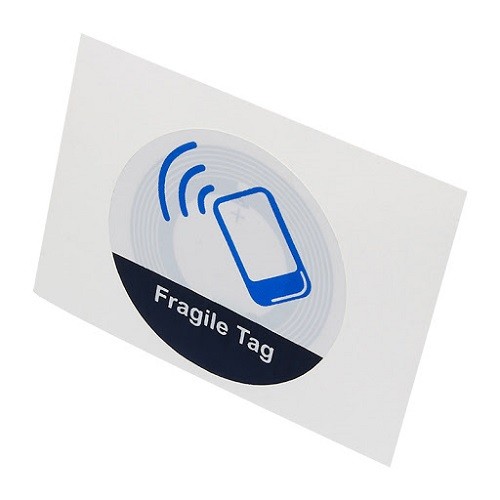 Etiqueta RFID frágil a prueba de manipulaciones de 13,56 MHz y 860 MHz