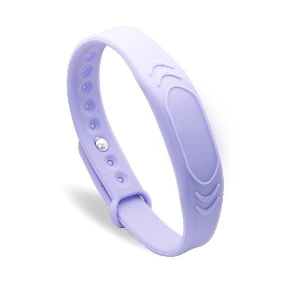 Pulsera RFID de silicona para gimnasios y piscinas. Pulsera inteligente NFC/RFID.