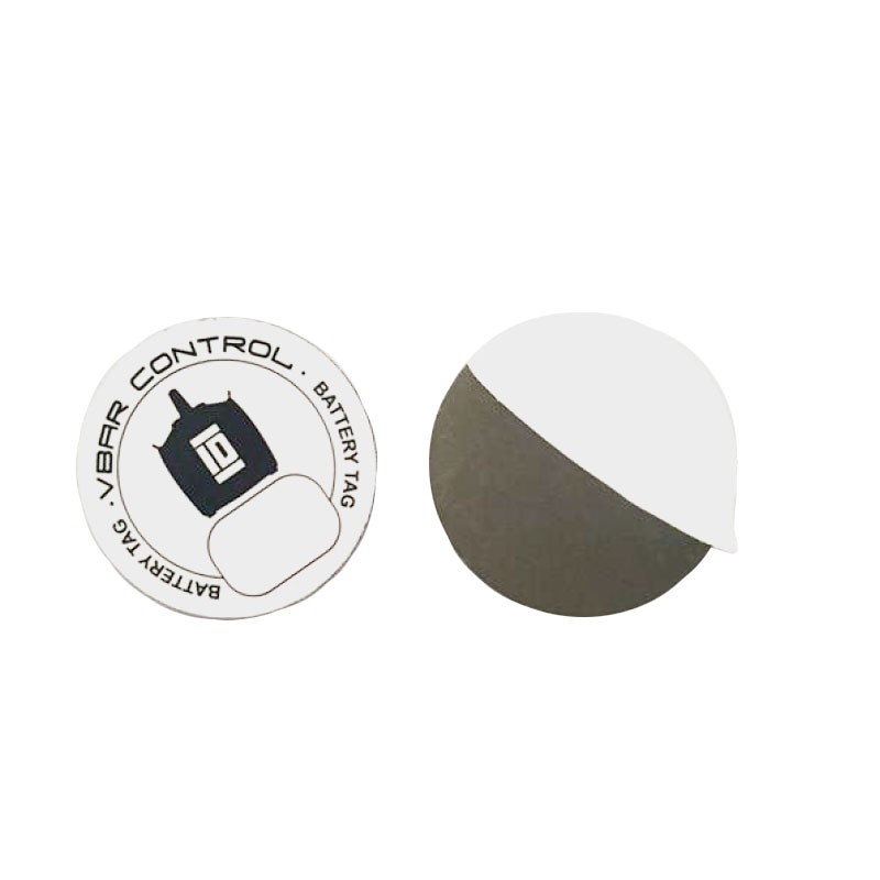 Etiqueta de moneda dura NFC de PVC antimetal con adhesivo HF
