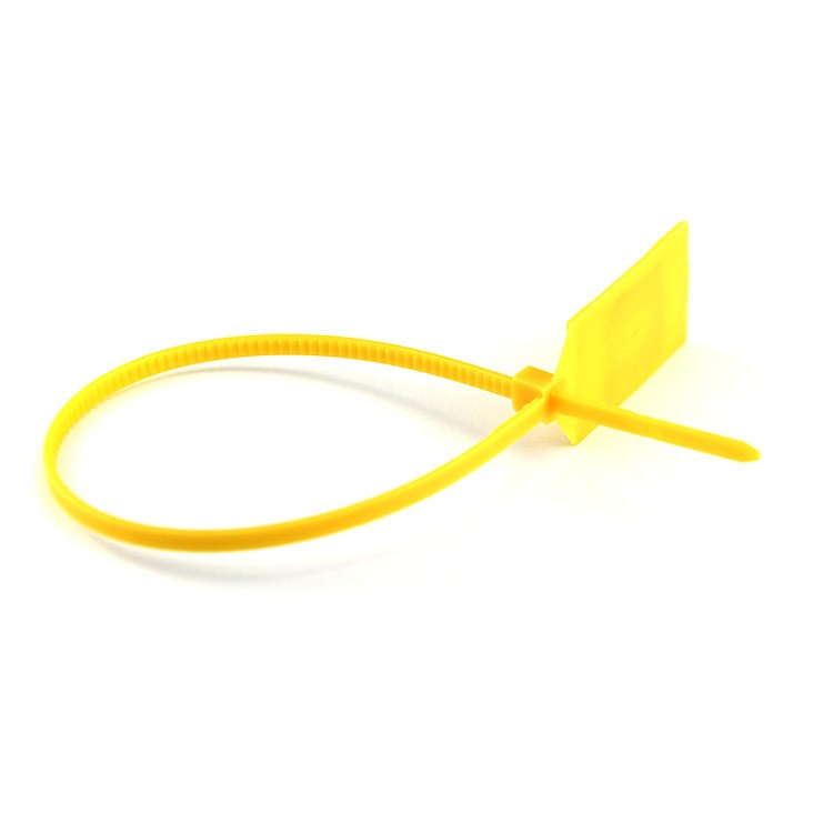 Brida de nailon ABS con cierre automático RFID de seguridad con etiqueta de cremallera y precinto para cables