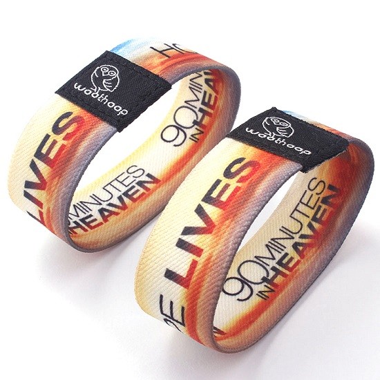 Pulsera tejida RFID de 125 kHz para parques temáticos