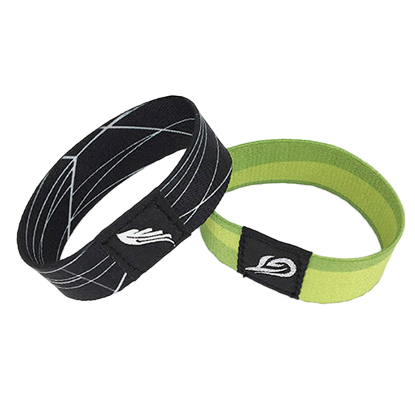 Pulsera RFID tejida elástica de 13,56 MHz con impresión de logotipo