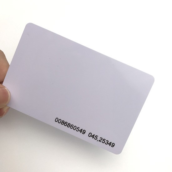 Tarjeta de PVC imprimible en blanco con chip M1, estándar ISO14443A 13,56 MHz