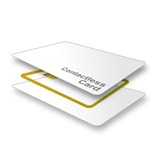 Tarjeta RFID combinada de alta seguridad con chip HF de 13,56 MHz y chip UHF de 960 MHz