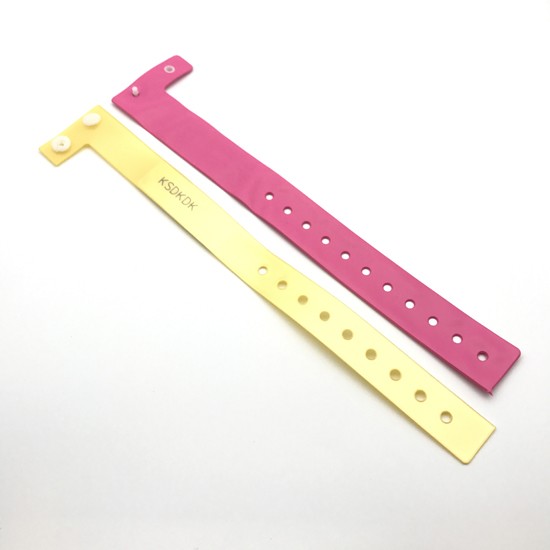 Pulseras desechables de PVC con control de acceso RFID para festivales