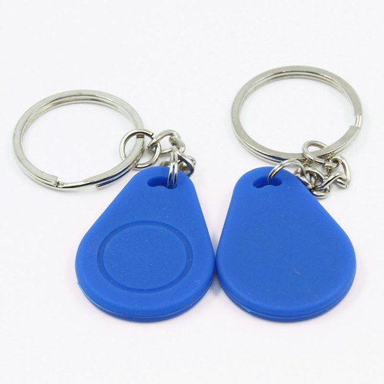 Llavero RFID de silicona de 13,56 MHz para sistema de control de acceso