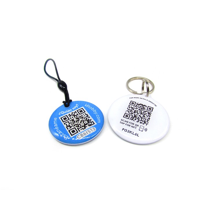 Etiqueta NFC de epoxi programable para rastreo de perros de 13,56 MHz