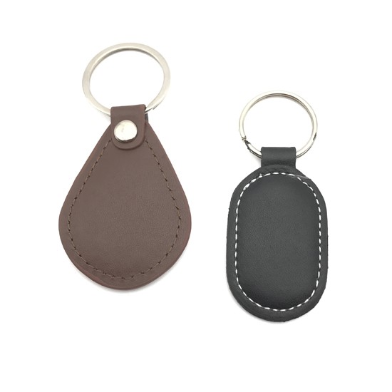 Llavero de cuero RFID de 125 Khz