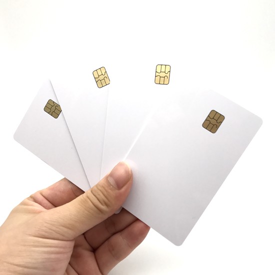 Tarjetas inteligentes con chip 4442 de contacto plástico estándar ISO7816