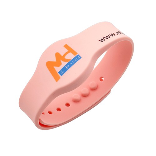 Pulsera de silicona RFID de 13,56 MHZ para eventos RFID