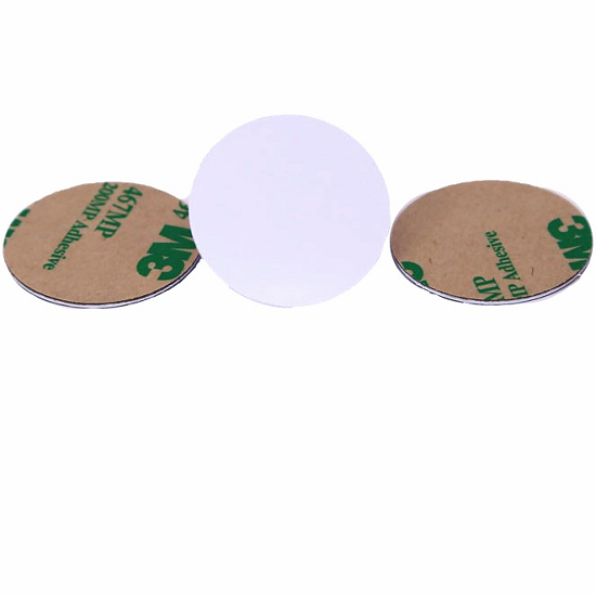 Etiqueta adhesiva RFID de PVC para monedas 3M