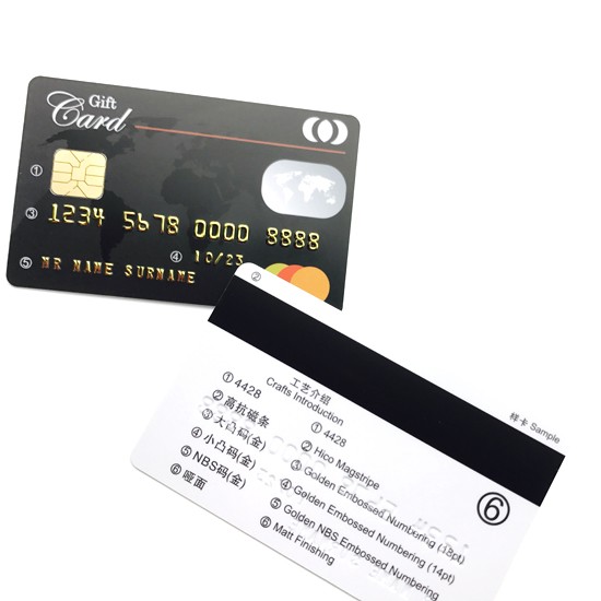 Tarjeta CPU inteligente de contacto impresa de alta seguridad