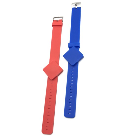 Pulsera de silicona de proximidad RFID ajustable estilo reloj