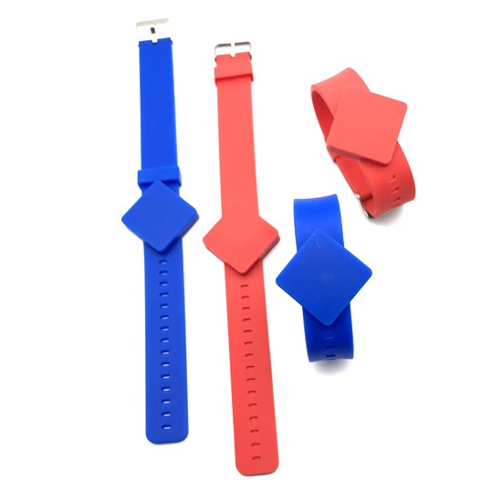 Pulsera de silicona de proximidad RFID ajustable estilo reloj